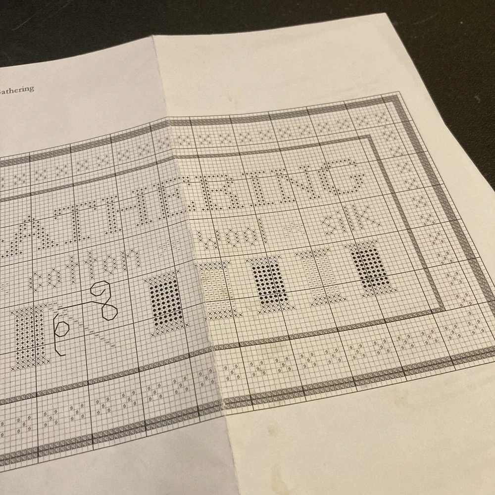 Little‎ House Needleworks Thread Gathering Special Edition PATTERN ONLY - Signed